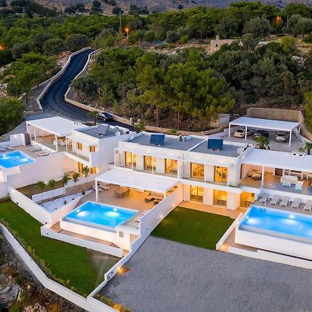Villa Allegra With Pool In Pefkos, Lindos Area Pefki Eksteriør bilde
