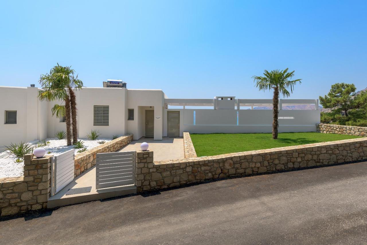 Villa Allegra With Pool In Pefkos, Lindos Area Pefki Eksteriør bilde