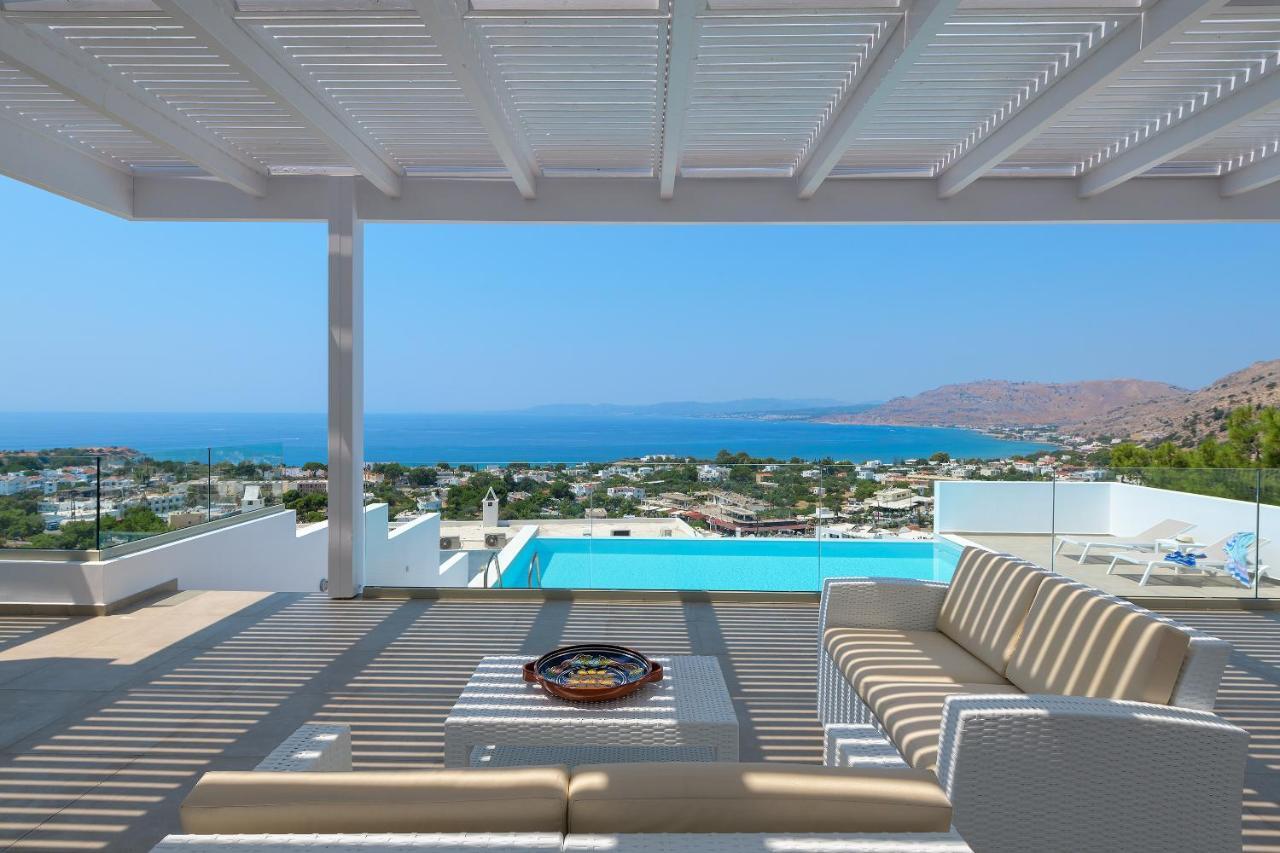 Villa Allegra With Pool In Pefkos, Lindos Area Pefki Eksteriør bilde