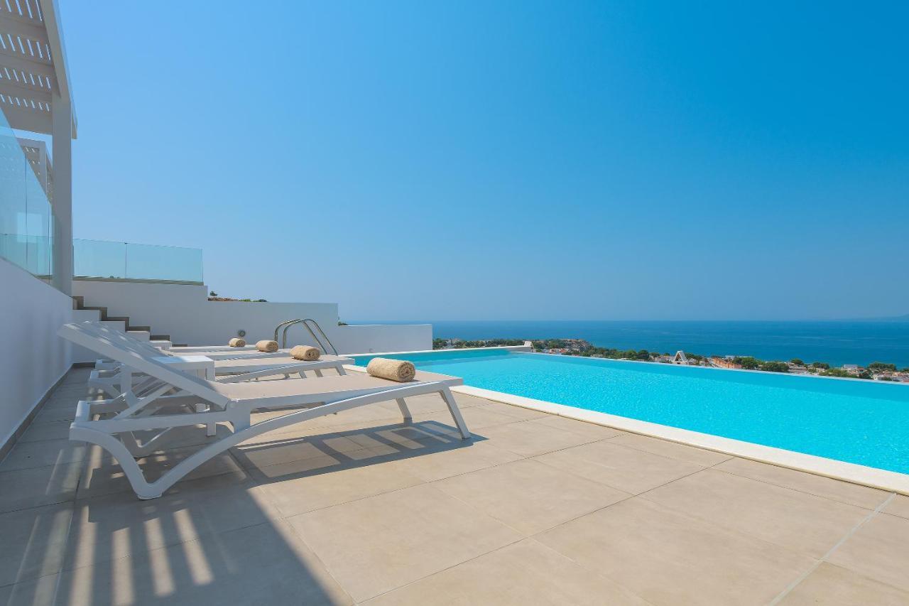 Villa Allegra With Pool In Pefkos, Lindos Area Pefki Eksteriør bilde
